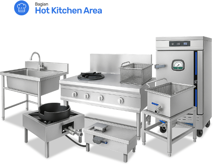 Dapur MBG Sarana Masak Peralatan Memasak Standar BGN