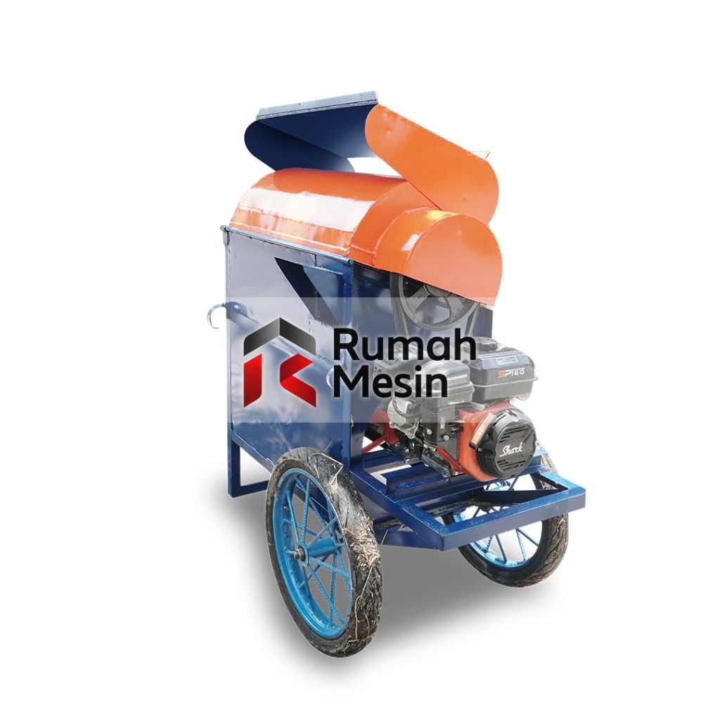 rangka power thresher padi